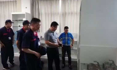 2022年7月4日，副市长詹福章一行前来我（wǒ）公司检查指导